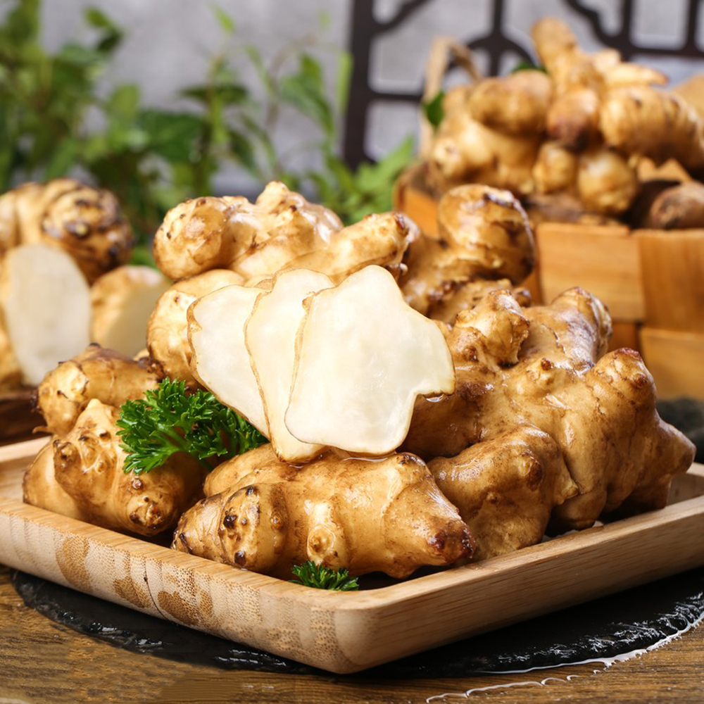 25pc jerusalem artichokes for planting，Fresh Sunchoke Bulbs for Eating or Planting，Fresh Organic