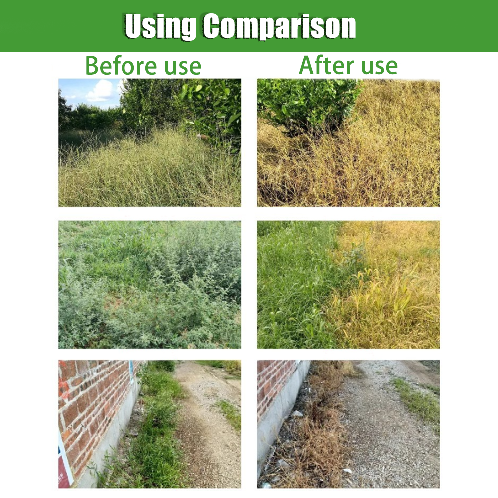 Glyphosate ammonium phosphate herbicide, used for lawns, lawns, and orchards，Powerful Weed Control，100g